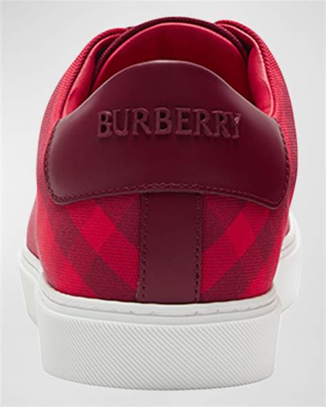 burberry check sneakers